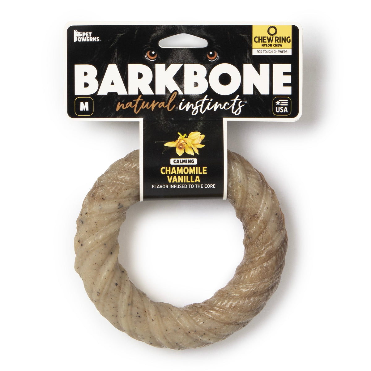 BarkBone Natural Instincts Chamomile Vanilla Chew Ring